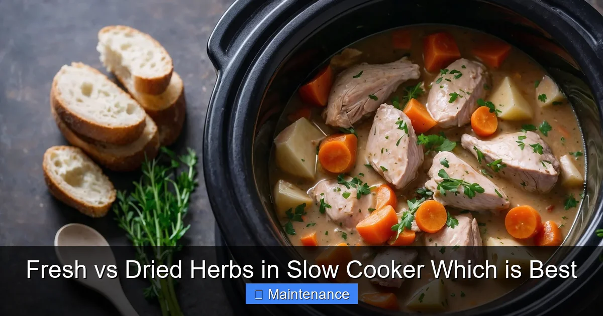 Fresh vs Dried Herbs in Slow Cooker Which is Best