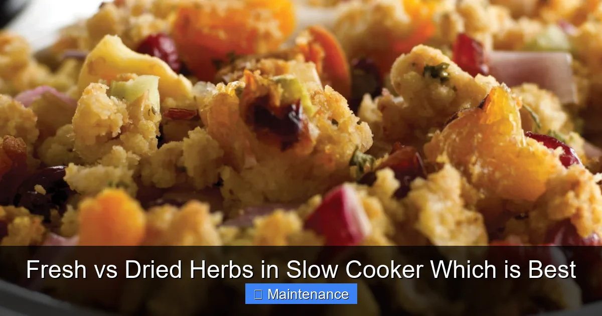 Fresh vs Dried Herbs in Slow Cooker Which is Best