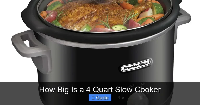 How Big Is a 4 Quart Slow Cooker