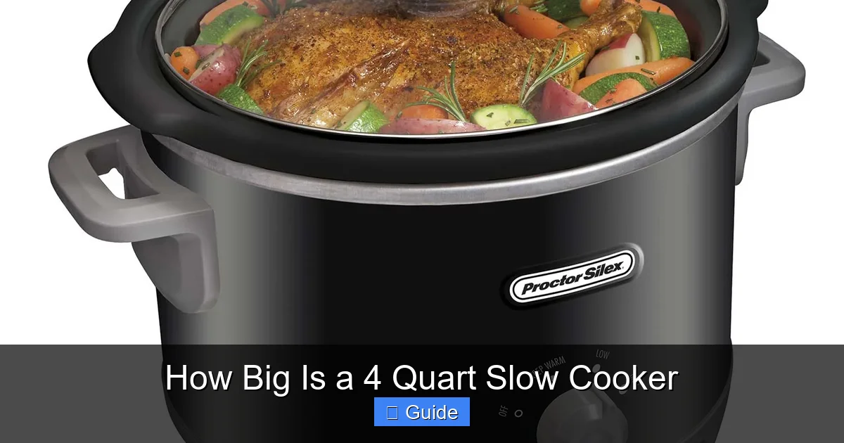 How Big Is a 4 Quart Slow Cooker