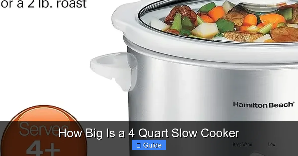 How Big Is a 4 Quart Slow Cooker