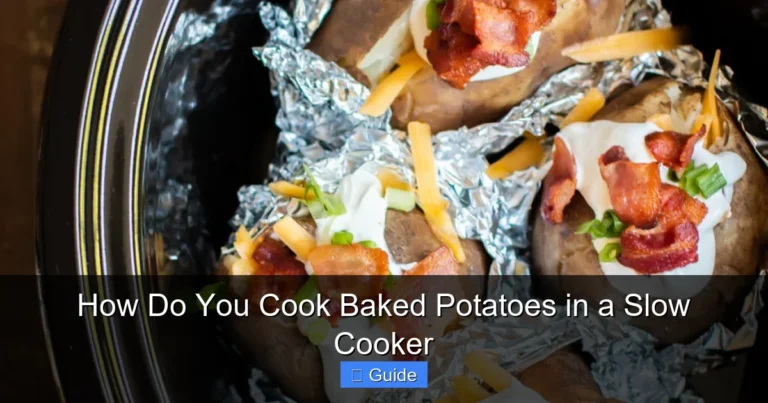 How Do You Cook Baked Potatoes in a Slow Cooker