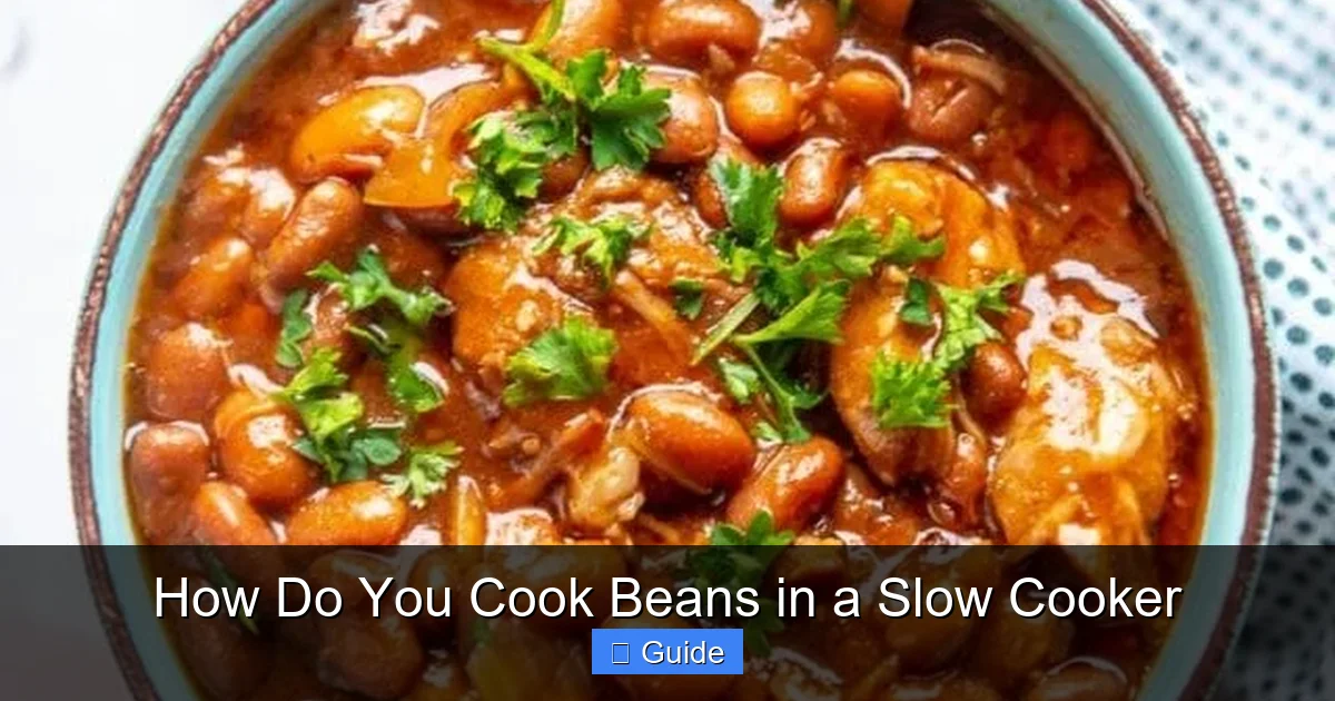How Do You Cook Beans in a Slow Cooker