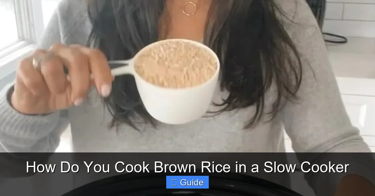 How Do You Cook Brown Rice in a Slow Cooker