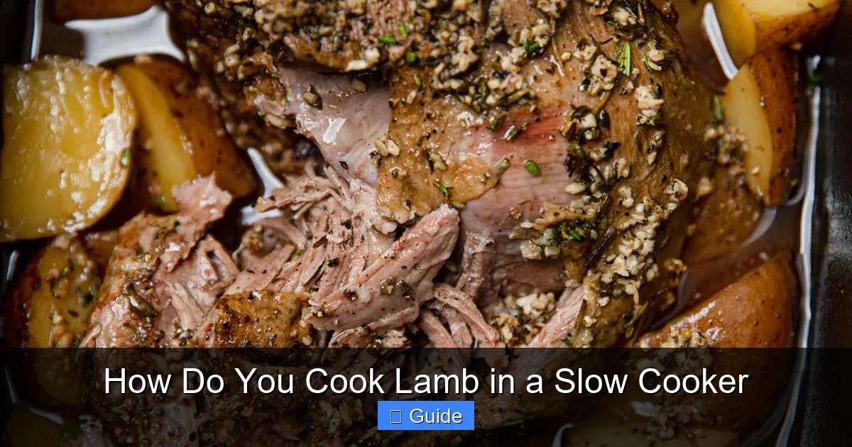 How Do You Cook Lamb in a Slow Cooker