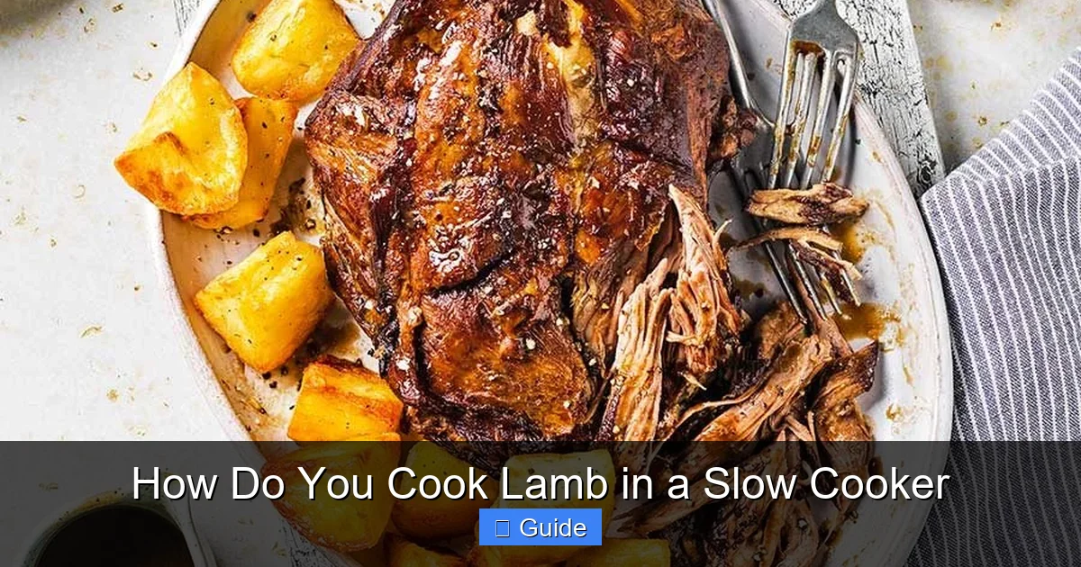 How Do You Cook Lamb in a Slow Cooker