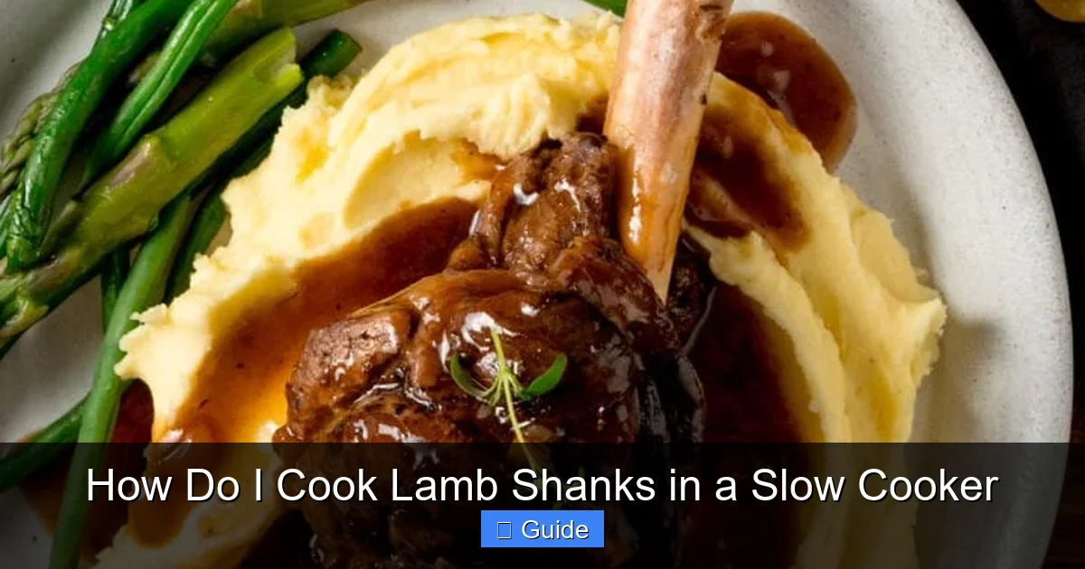 How Do I Cook Lamb Shanks in a Slow Cooker