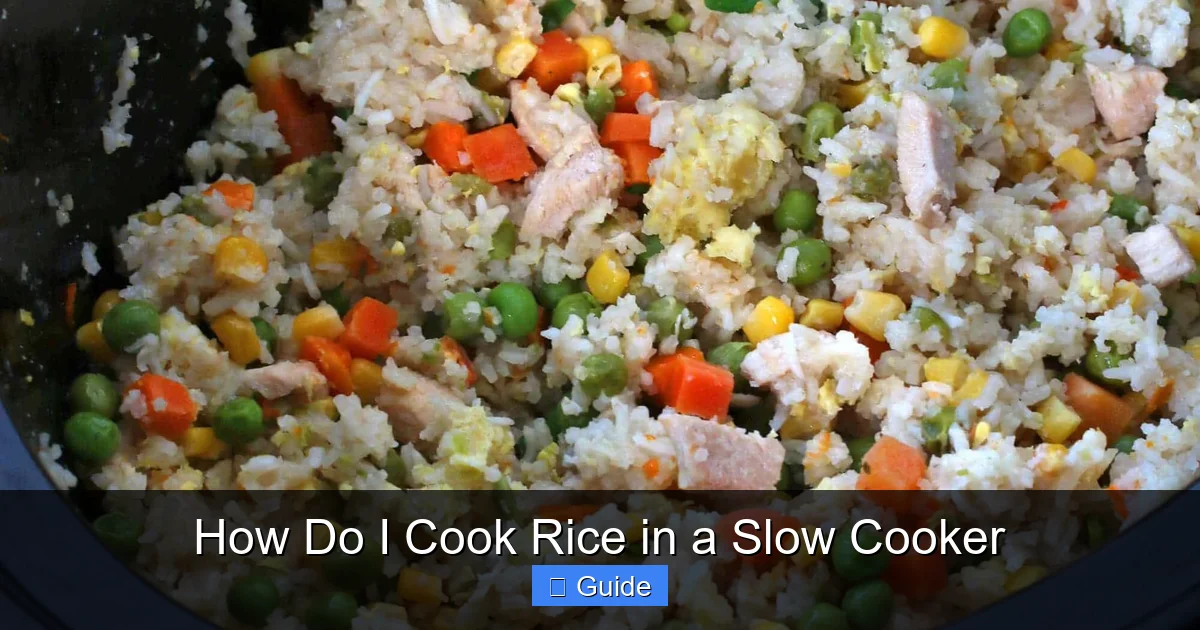 How Do I Cook Rice in a Slow Cooker
