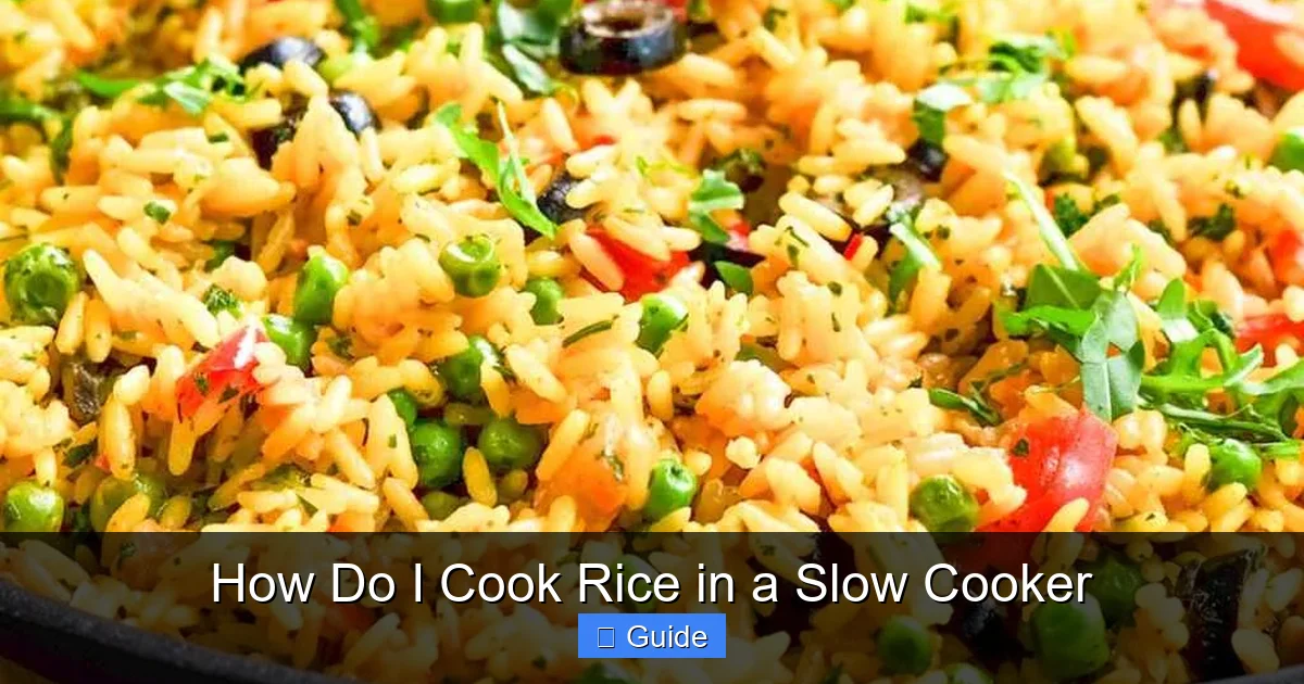 How Do I Cook Rice in a Slow Cooker