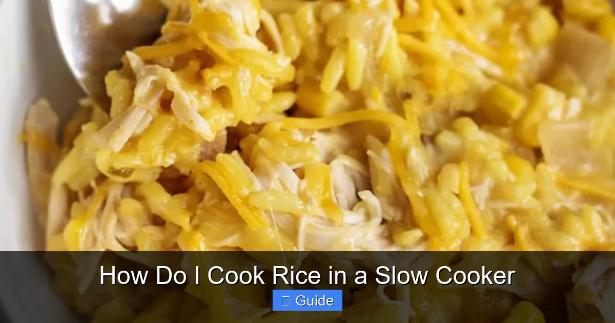 How Do I Cook Rice in a Slow Cooker