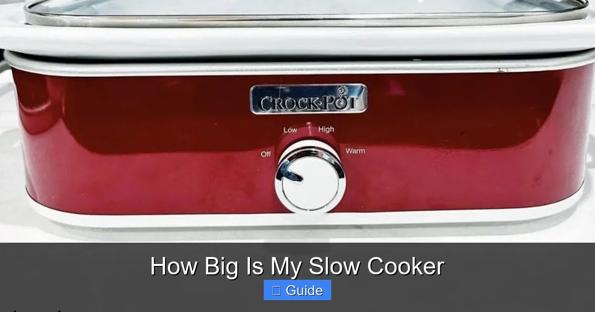 How Big Is My Slow Cooker