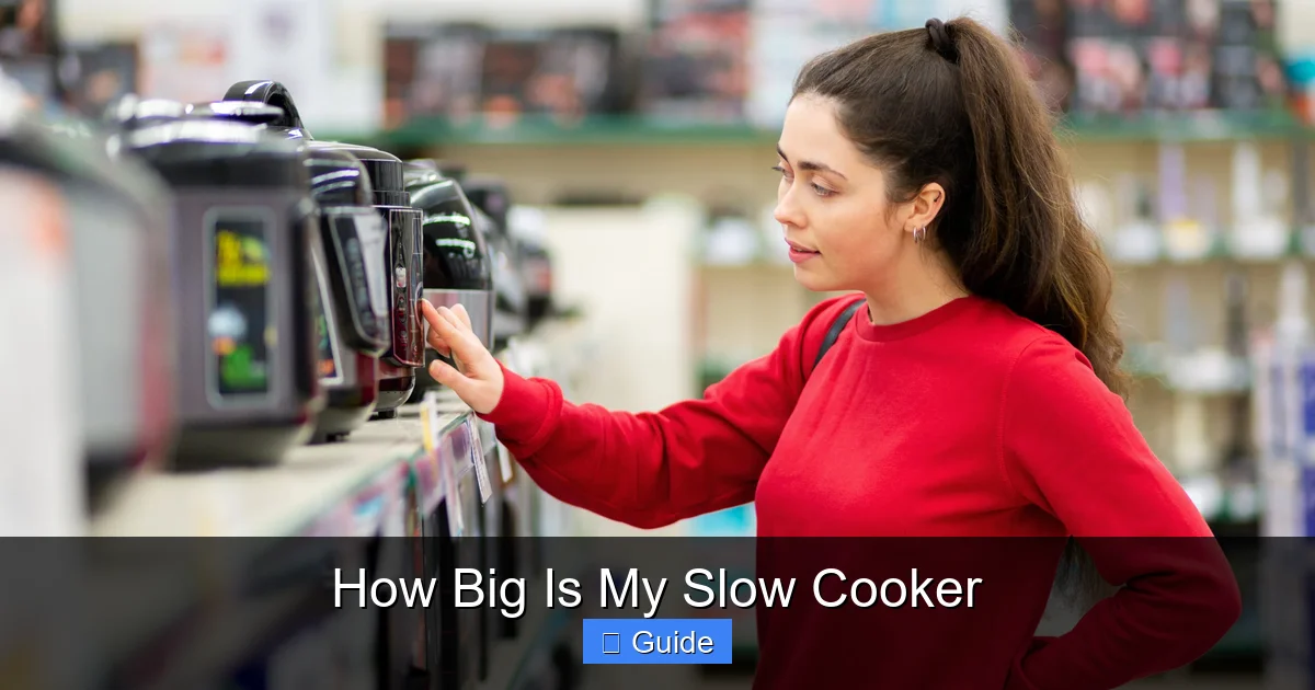 How Big Is My Slow Cooker
