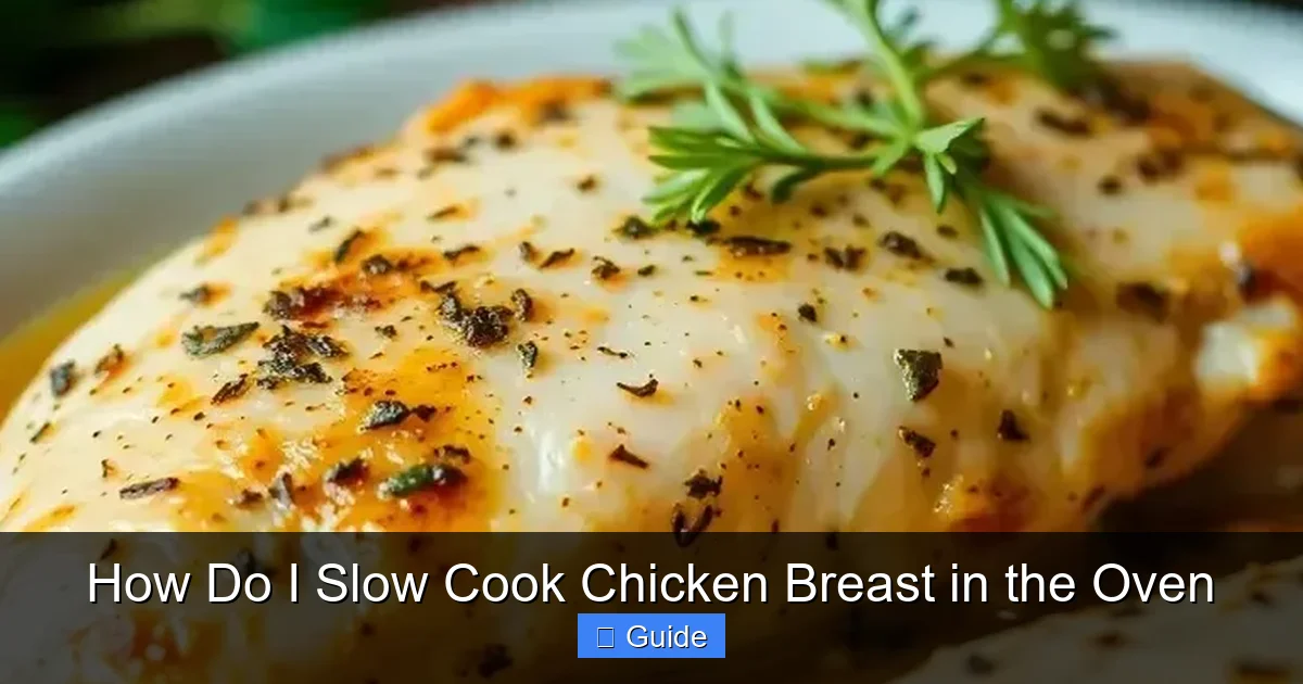 How Do I Slow Cook Chicken Breast in the Oven