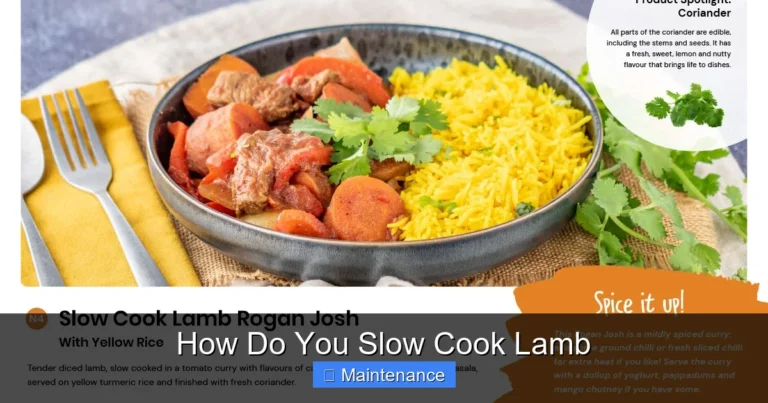 How Do You Slow Cook Lamb