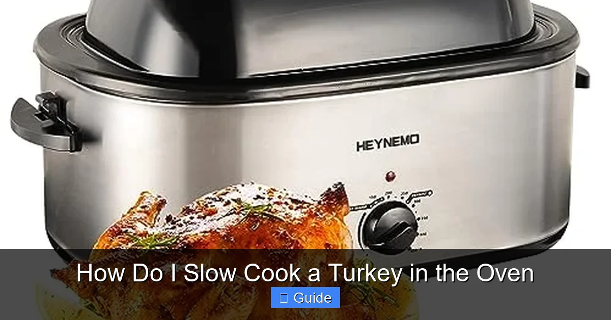 How Do I Slow Cook a Turkey in the Oven