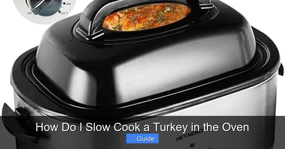 How Do I Slow Cook a Turkey in the Oven