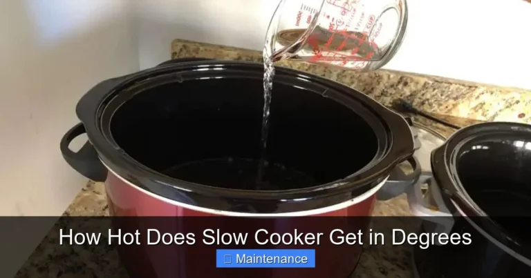 How Hot Does Slow Cooker Get in Degrees