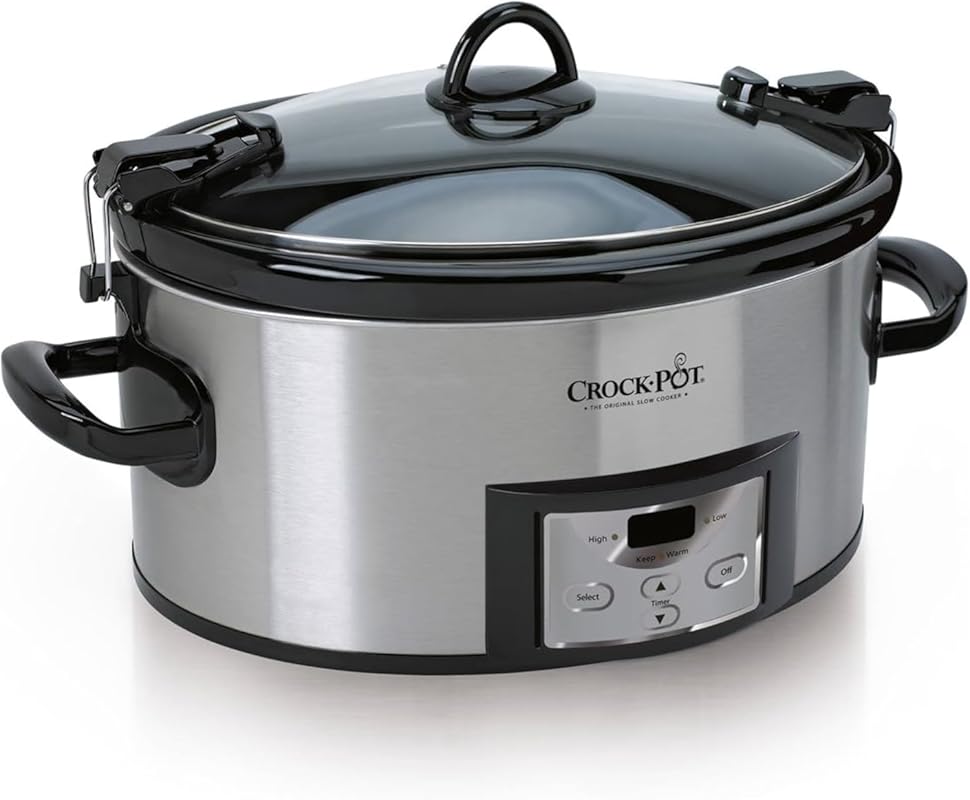 Crock-Pot 6 Quart Cook & Carry Programmable Slow Cooker with Digital T