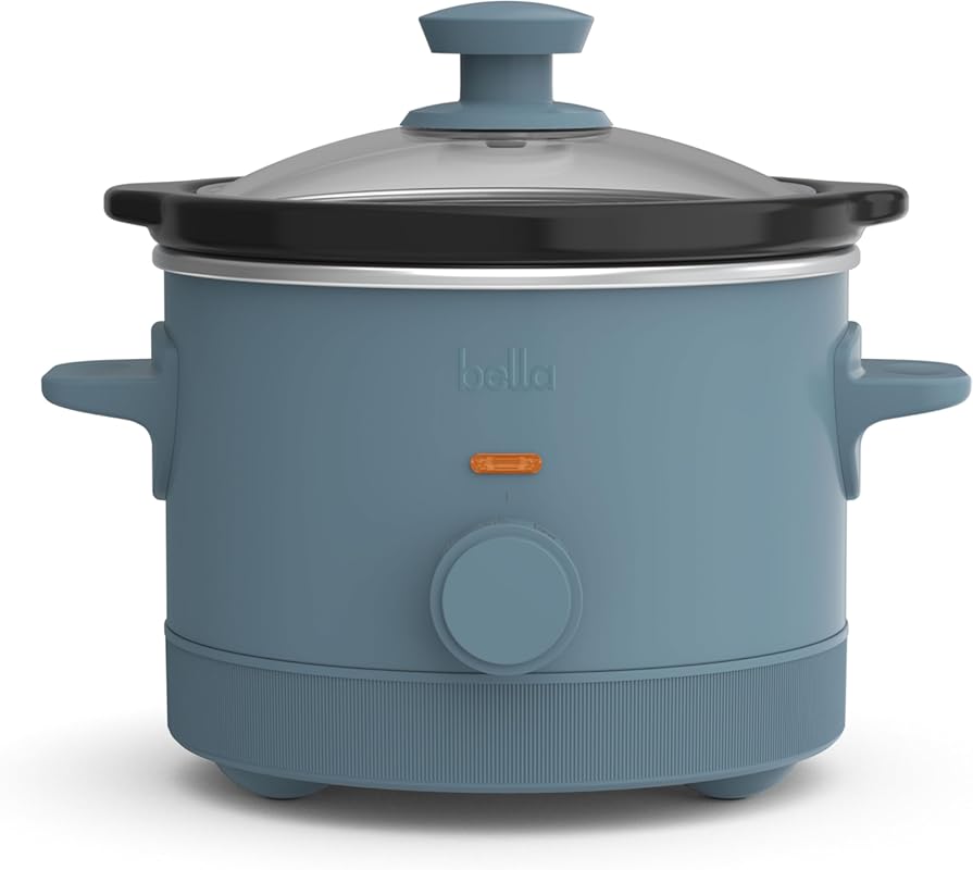Bella 1.5 Quart Slow Cooker, 3 Heat Manual Control, Dishwasher Safe Ce