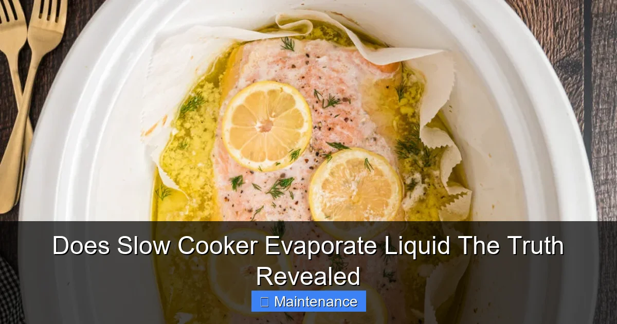 Does Slow Cooker Evaporate Liquid The Truth Revealed