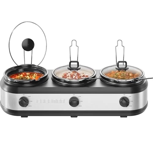 Triple Slow Cookers: Efficient Solutions for Effortless Meal Preparation